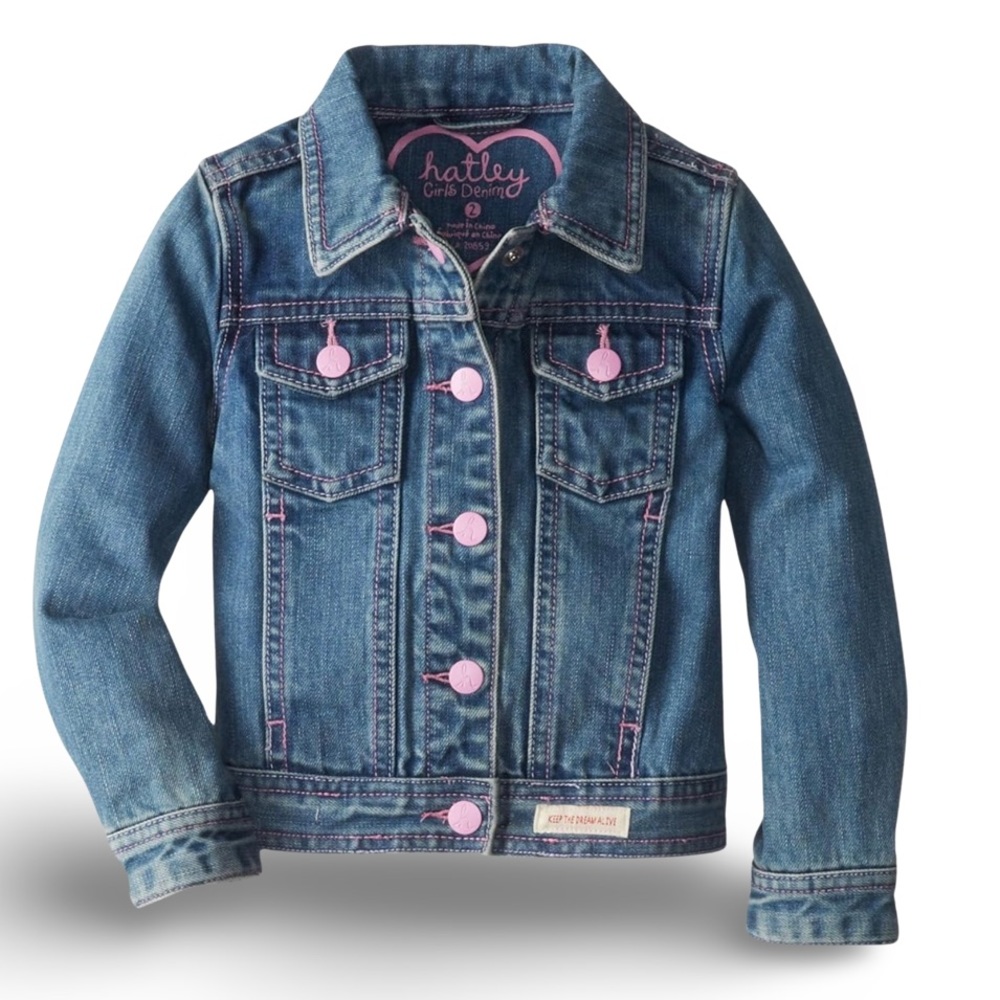 HATLEY GIRLS DENIM JACKET.  SIZE 2